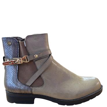 XTI KIDS STRAP 2 TONE GUSSET BT - TAUPE