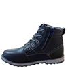 XTI BOYS PADDED COLLAR TIE ZIP BOOT - BLACK