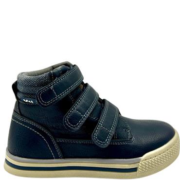 XTI BOYS 3 STRAP VEL BOOT - NAVY