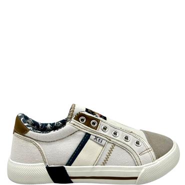 XTI KIDS LACE TRAINER - WHITE NAVY