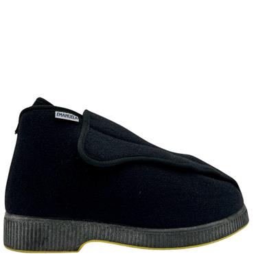 EMANUELA VELCRO BOOT - BLACK