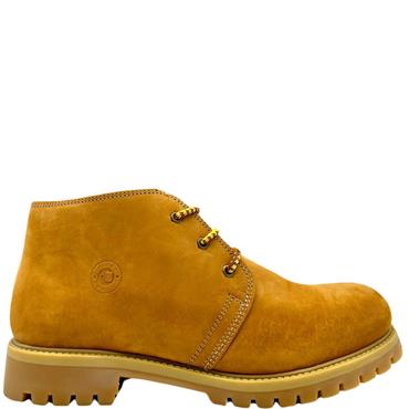 NUPER G 3EYELET TIE BOOT - CAMEL NUBUCK