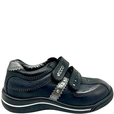 ECCO 2VEL STRAP SHOE - BLACK