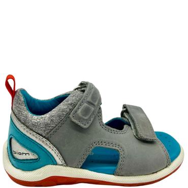 ECCO KIDS BIOM 2 STRAP VEL SANDAL - TITANIUM