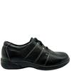 EASY B GLOSSOP TIE SHOE - BLACK