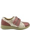 EASY B LDS EE FIT 2 STRAP VEL SHOE - ROSE SILVER