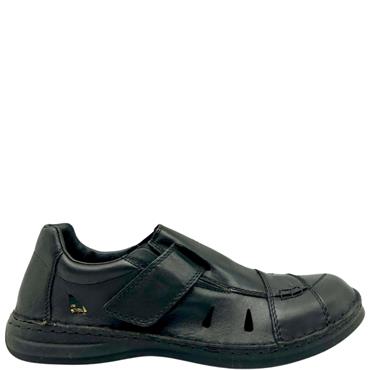 RIEKER CUT OUT SHOE - BLACK
