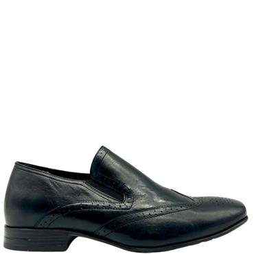 CAPRICE GENTS SLIP ON SHOE - BLACK