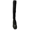 PILAR ABRIL TIE FRONT WEDGE BO - BLACK CROC