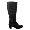 RIVA MULTI LACE FRONT HI LEG BT - BLACK