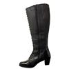 RIVA MULTI LACE FRONT HI LEG BT - BLACK
