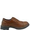 BYRON MENS DRESS TOE CAP LACE SHOE - TAN
