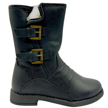 HAPPYBEE GIRLS STRAP FURLINED BT - BLACK