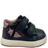 GEOX GIRLS VELCRO STRAP ANKLE BOOT - NAVY PINK