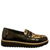 SPROX LOW WEDGE MOCCASSIN LOAFER - BLACK PATENT