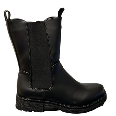 TOPWAY WOMENS GUSSET ZIP BOOT - BLACK