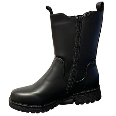 TOPWAY WOMENS GUSSET ZIP BOOT - BLACK