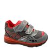 GEOX BOYS 2 VELCRO STRAP TRAINER - GREY RED