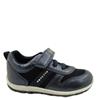 GEOX GIRLS DIAMANTE VELCRO LACE SHOE - NAVY
