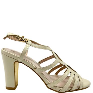KATE APPLEBY WOMENS STRAP SANDAL - BEIGE PATENT