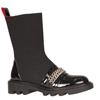 KATE APPLEBY WOMENS STRETCH CHAIN BOOT - BLACK