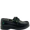 SUSST BLK SOLE DECK SHOE - BLACK