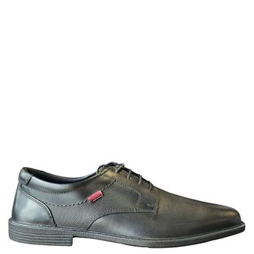 PM GENTS CORRIB LEATHER LACE SHOE - BLACK