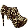 SUSST ZIP PLATFORM ANKLE BT - LEOPARD SUEDE