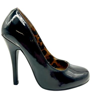 TRUFFLE COURT SHOE - BLACK PATENT