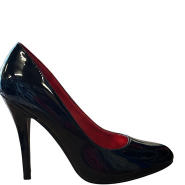 WITH LOVE PLAIN COURT - BLACK PATENT