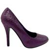 WITH LOVE PLAIN COURT - PURPLE SNAKE