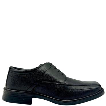 CATESBY MENS STITCH LACE SHOE - BLACK