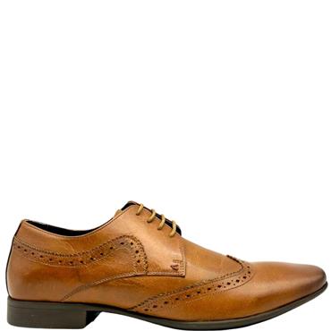 POD BROGUE TIE DRESS SHOE - TAN