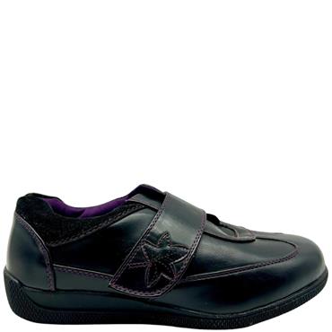 DR KELLER XTRA WIDE 2VEL STRP - BLACK