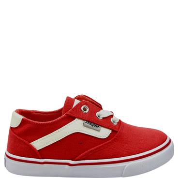 JHAYBER KIDS CANVAS TIE RETRO - CORAL WHITE