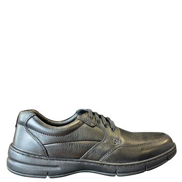 PM GENTS CORRIB LACED SHOE - BLACK LEATHER