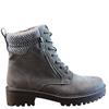 JET 7 WOMENS ZIP LACE ANKLE BOOT - TAUPE
