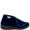 DR KELLER MEMORY FOAM SLIPPER - NAVY