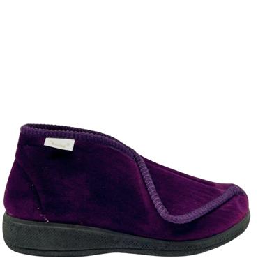 DR KELLER MEMORY FOAM SLIPPER - PURPLE