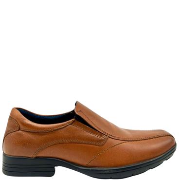 POD BOYS DRESS STITCH SLIP ON SHOE - TAN