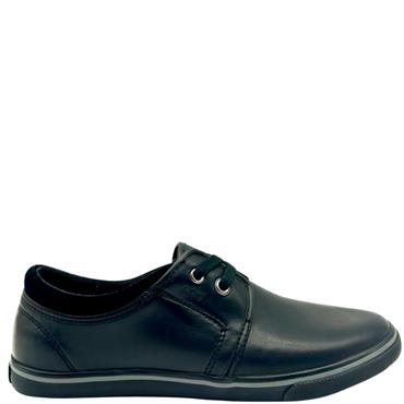 POD 2 EYELET TIE SHOE - BLACK GREY