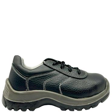 ZION TIE SAFETY SHOE - BLACK