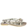 GIOSEPPO BOW STRAP SANDAL - SILVER
