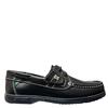 SUSST GIRLS TIE DECK SHOE - NAVY NAVY SOLE