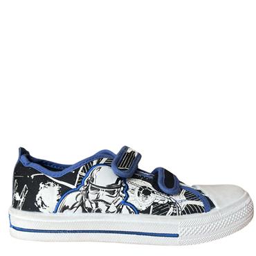 LAMB BOYS STAR WARS VEL RNR - BLACK WHITE