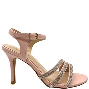 SORENTO WOMENS DIAMANTE STRAP SANDAL - BLUSH