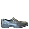 PM GENTS CORRIB LEATHER SLIP ON - BLACK LEATHER
