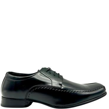GOOR DRESS STITCH TIE SHOE - BLACK