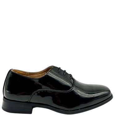 GOOR BOYS PATENT OXFORD - BLACK PATENT