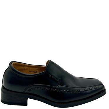 GOOR BOYS DRESS SLIP ON SHOE - BLACK